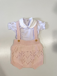 Conjunto Romper Babado ( Romper + Body) - Mauaizinha