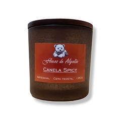 Vela Aromática - Canela Spicy com Pavio de Madeira 180g - Flocos de Algodão - comprar online