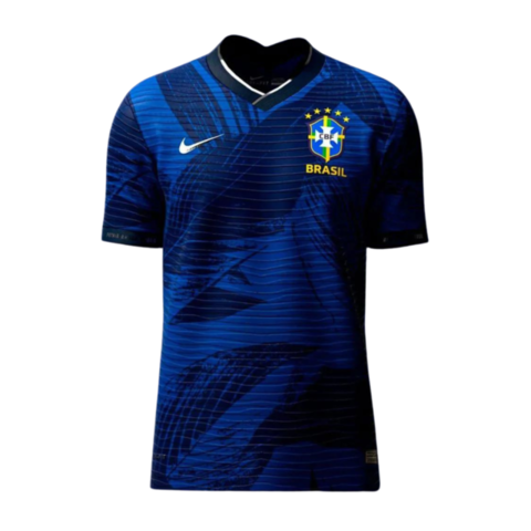 Camisa Seleção Brasil II 2022 Torcedor Nike Masculina - Azul COPA 2