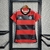 Camisa Flamengo I 23/24 Torcedor Adidas Feminina - Preto e Vermelho