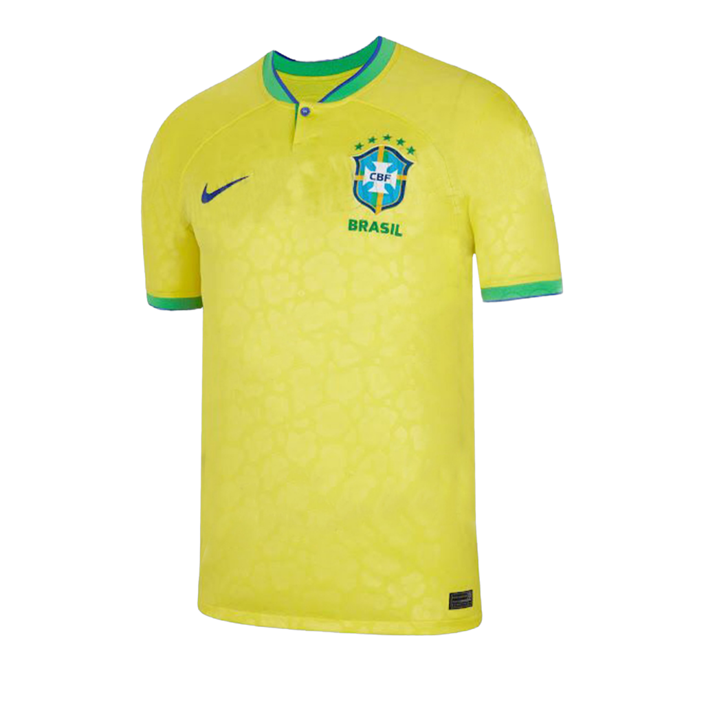 Camisa Seleção Brasil I 22/23 Nike Masculina - Amarelo/Verde