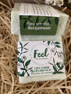 Barra Sabonete Artesanal - Chá Verde & Chá Branco - comprar online