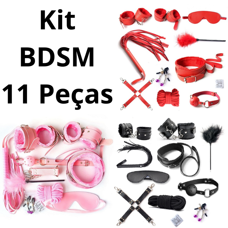Kit BDSM 11 Pecas
