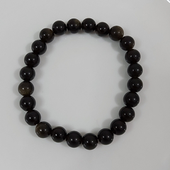 Pulseira de Obsidiana Gold