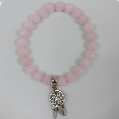 Pulseira de Quartzo Rosa