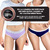 Pack 2 piezas-Calzón para menstruación-Bikini algodón azul y Bikini lycra nylon lavanda - tienda en línea