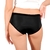 Calzón para menstruación- Corte Bikini en lycra nylon negro en internet