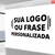 Adesivo Logo de Parede Personalizada - comprar online