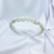 DIADEMA EN MURANO Y MOSTACILLA BLANCA - comprar online