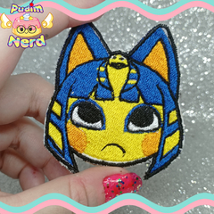 Patch aplique Ankha Animal Crossing Nintendo com termocolante