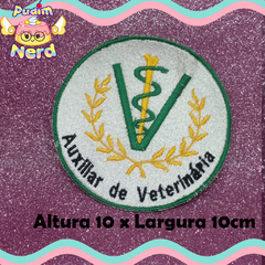 Patch AUXILIAR de Medicina Veterinária 10x10 - comprar online