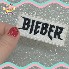 Patch Aplique Bieber 4x6 com termocolante