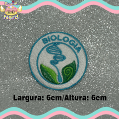 Patch Aplique Biologia 6x6 com termocolante valor unitário na internet