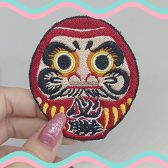 Patch Aplique Daruma com termocolante pequeno