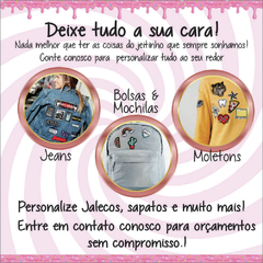 19 unidades bordado personalizado