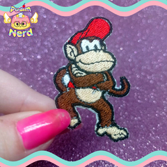 Patch aplique DK chibi nintendo com termocolante