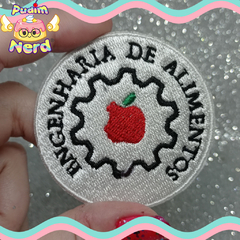 Patch Aplique Engenharia de Alimentos 6x6 com termocolante