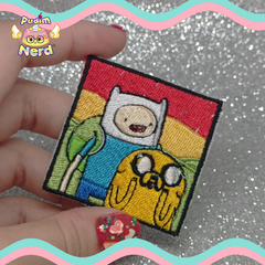 Patch Finn & Jake quadrado 5x5 Adventure Time