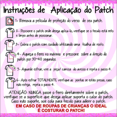 Patch aplique Banguela com termocolante - loja online