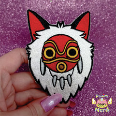 Patch aplique Máscara Princesa Mononoke 10x7,5