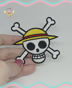 OP Luffy Caveira com termocolante