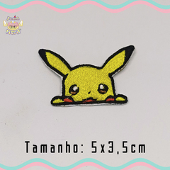 Patch aplique Pikachu de bolso com termocolante na internet