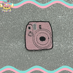 Patch aplique Polaroid Rosa com termocolante 4x4 - comprar online