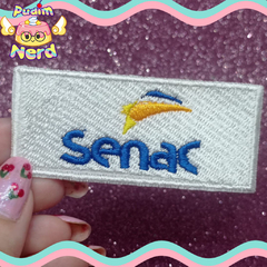 Patch aplique Senac Retangular com termocolante