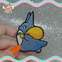 Totoro azul com sacolinha