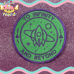 Patch apliqueTo Infinity and beyond com termocolante - comprar online