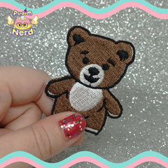 Patch Aplique Urso teddy fofinho com termocolante