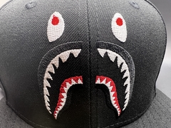 New Era 59Fifty Shark BAPE Black Cap - Mr Caps