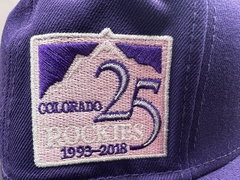 New Era 59Fifty Colorado Rockies 25th Anniversary Morado - comprar en línea