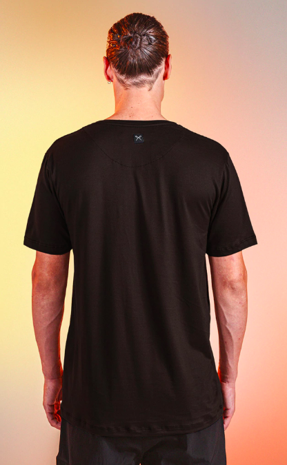 REMERA TERRY NEGRO