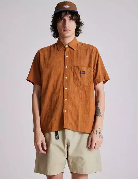 CAMISA DISCOVERY MARRON