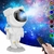 Astronauta Projetor de galáxias com caixinha de som bluetooth e controle remoto na internet