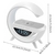 Lumináriade mesa RGB Bluetooth 4 em 1 Alto-Falante, Carregador por indução, Caixa De Som, Alarme e Relógio na internet