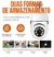 Câmera Lâmpada Inteligente 360º Full HD / 4K (+GRÁTIS Suporte de Brinde) - Dxtechcell