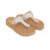 Sandália Feminina Papete Petite Jolie Off White Avela PJ6486 - comprar online