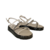 Sandália Feminina Papete Off White Pedrarias 3903950 - loja online