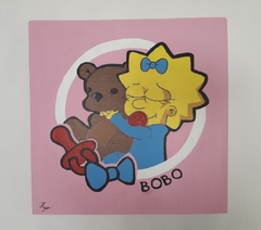 Cuadro Decorativo MAGGIE SIMPSON pintado a mano