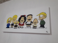 Cuadro Decorativo pintado a mano de MAFALDA 