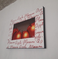 Cuadro Decorativo MANZANAS LETTERS 2 - Galería Oneris