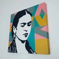 Cuadro decorativo FRIDA KAHLO GEOMETRICO en internet