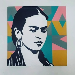 Cuadro decorativo FRIDA KAHLO GEOMETRICO