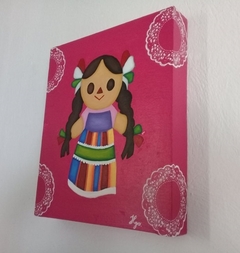 Cuadro Decorativo MUÑECA MEXICANA - comprar en línea