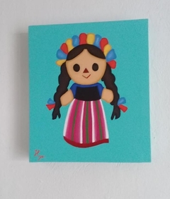 Cuadro Decorativo MUÑECA MEXICANA 2