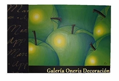 Cuadro Decorativo MANZANAS LETTERS V