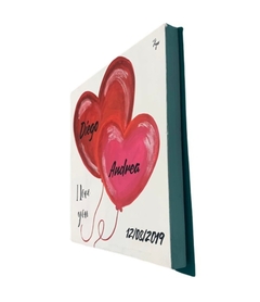 Cuadro decorativo PAREJA DE CORAZONES - comprar en línea