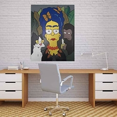 cuadro decorativo de MARGE simpson obra de arte popart artepop simpsonart cultura pop